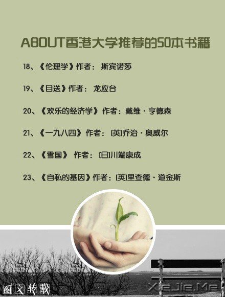 香港大学推荐的50本经典书籍 (4)